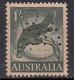 1s Platypus,  Perfin, Pefins, Australia Used, 1959 ,  Fauna, - Perfins