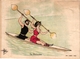 1 Trade Cards Chromo Rowing Canotage Regatta Skiff Sculling La Perissoire Illust Guillaume Imp Camus Paris - Roeisport