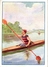 3 Trade Cards Chromo Rowing Canotage Regatta Skiff Sculling Pub Cambrai Comp Photographique Imp Hutinet Match Box Label - Rowing