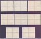 Basutoland Scott 46 & 61/67 - SG43 & 58/64, 1954 1/2d & 1961 Set To 10c Blocks Of 4 MNH** - 1933-1964 Crown Colony