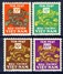 #B1252. South Vietnam 1956. Postal Dues. Michel 11-14. MNH(**). Native Gum Deviances: Uneven Gum. - Vietnam