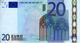 Allemagne - 20.00 &euro; - 2002 - Sign. J.Cl Trichet - Série X 32814756884 - P017H4 - Pli Central - 20 Euro