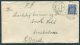 1927 Norway 30 Ore Blue Posthorn Cover Blommenholm - Amsterdam, Holland - Covers & Documents