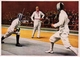 1Blotter Buvard 7 Trade Cards  FENCING ESCRIME FECHTEN  Pub Chocolates Jaime Boix Barcelona Olympia 1936 &1932 - Fencing