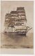 Training Ship Port Jackson Real Photo Postcard, B653 - Voiliers