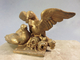 Delcampe - *STATUE OISEAUX DORES - Sculpture Statuette Régule Oiseau - Autres & Non Classés