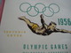 Delcampe - 18 First Day Covers Olympic Games Collection Envelopes & Cards Jeux Olympique - PREMIERE Jour 1956 1960 Different Cachet - Autres & Non Classés