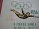 Delcampe - 18 First Day Covers Olympic Games Collection Envelopes & Cards Jeux Olympique - PREMIERE Jour 1956 1960 Different Cachet - Autres & Non Classés