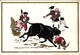 Delcampe - 6 Trade Cards    Chromo   BULLFIGHT TORERO Tauromachie  Litho  C1900 - Other & Unclassified