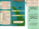 AIR FRANCE -AOUT 1961-BILLET DE PASSAGE ET BULLETIN DE BAGAGES 19.928.752 -2CARTES D'ACCES A BORD -ORAN ORLY + AUTORISAT - Mundo