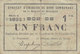 SYNDICAT D"ÉMISSION DE BONS COMMUNAUX REGION RIMOGNE UN FRANC 1 F DU 20 FEVRIER 1916 - Bons & Nécessité