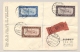 Egypte - 1938 - Congres International De La Lepre - Set On R-cover From Alexandria To Tel-aviv / Palestine - Brieven En Documenten