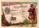 10 Trade Cards Chromo Full Serie Complet SPAIN ESPANA PUB La COLOSAL  CHOCOLATE  SANTANDER CALENDER CALENDARIO 1881 - Groot Formaat: ...-1900