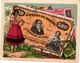 Delcampe - 10 Trade Cards Chromo Full Serie Complet SPAIN ESPANA PUB La COLOSAL  CHOCOLATE  SANTANDER CALENDER CALENDARIO 1881 - Big : ...-1900