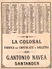 Delcampe - 10 Trade Cards Chromo Full Serie Complet SPAIN ESPANA PUB La COLOSAL  CHOCOLATE  SANTANDER CALENDER CALENDARIO 1881 - Grossformat : ...-1900