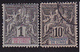 Inde N° 1 Neuf & 10 Oblit. - Voir Verso - - Unused Stamps