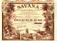 TITRE ACTION -  SAVANA  SOCIETE INDUSTRIELLE COMMERCIALE ET FINANCIERE (26 COUPONS) - Banque & Assurance