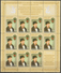 Russia 2009 Culture Of Russia National Suits Headdresses 4 Sheets,MNH** (OR-1) - Hojas Completas