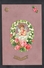 CPA FANTAISIE CELLULOID - AJOUTIS DECOUPIS CHROMO - Ange Angelot Cupidon Muguet Roses - Bonne Année -#466 - Nouvel An