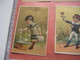 Delcampe - 6 Litho Cartes Trade Cards Compl. Set CR 1-1-4 Impr Printer Courbe Rouzet PUB C1880 -  S. Cahen  à GRENOBLE & Lyon - Autres & Non Classés