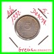 GRECIA -  GREECE  MONEDA  --  DE  5  DRACHMAI  AÑO 1992  -   Copper-Nickel, 22,5 Mm. - Grecia