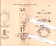 Original Patent -  Morris Lachman Und Edward Kohler In London , 1889 , Kettenstich-Nähmaschine !!! - Historical Documents