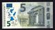 Test Note, Schottland  5 EURO, Testnote, Beids. Druck, RRRR, UNC, 120 X 62 Mm, Trial, Design-Studie - Sonstige & Ohne Zuordnung