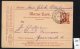 Mercur Hannover Stadtpost 2&frac12;pf Ganzsache Used Postal Stationery Card, 1892. - Private & Local Mails