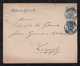 Russia 1887 Uprated Stationery Envelope To LEIPZIG Germany - Briefe U. Dokumente