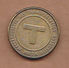 AC -  MASSACHUSETTS BAY TRANSPORTATION AUTHORITY MBTA BOSTON FARE TOKEN - JETON - Notgeld