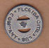 AC -  FLORIDA CITIES BUS COMPANY 1942 WEST PALM BEACH BUS FARE TOKEN - JETON - Notgeld