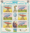 1983 Sao Tome St. Thomas Airships Dirigibles Balloons Brasilian Complete Set Of 2 Sheets Perf & Imperf (non-Dentale) MNH - Montgolfières