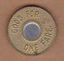 AC -  NEW YORK CITY TRANSIT AUTHORITY #4 NEW GOOD FOR ONE FARE TOKEN - JETON - Monedas/ De Necesidad