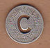 AC -  CULVER CITY CALIFORNIA MUNICIPAL BUS LINE #2 GOOD FOR LOCAL ZONE RIDE FARE  TOKEN - JETON - Monedas/ De Necesidad