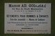 Ad Godchau - Série Pierrot - L'artiste Peintre - Fond Or - Imp. Testu Et Massin Vers 1880 - Altri & Non Classificati