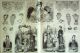 LA MODE ILLUSTREE-1881-30-sans PATRONS-VOIR MODELES DETAILLES - Literature