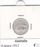 AUSTRALIA   6 PENCE   1912  COME DA FOTO - Sixpence