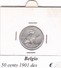 BELGIO   50 CENTS 1901  COME DA FOTO - 50 Centimes