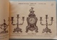 RARE CATALOGUE GARNITURE DE STYLE MARBRE ET BRONZE F ET C PARIS FISSEAU COCHOT HORLOGERIE - 1800 – 1899