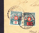 1926 Poste Francaise Maroc French Morocco Stamp On Cover Casablanca To Switzerland Displaying 2 Swiss Postage Due Lettre - Briefe U. Dokumente