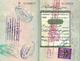 Delcampe - PAKISTAN USED PASSPORT ISSUED IN 1983 (ABU DHABI ) WITH UAE   50 RIYALS REVENUE STAMP AND   UAE VISA - Historical Documents