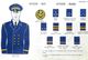 EPAULETTES MARINE Grade ENSEIGNE DE VAISSEAU 1° CLASSE - WW2 + INDO + ALGERIE ++++ - Uniformes