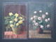 AK 1919 Germania Frankatur / DR Blumen  / Blumenvase / Rosen. CM &S Serie 201 Nr. 3 Und Serie 204 Nr. 21 - Blumen