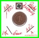 GERMANY  -   MONEDA  DE  1- REICHSPFENNIG  AÑO 1930 A   Bronze - 1 Rentenpfennig & 1 Reichspfennig