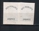 THRACE OCCIDENTALE 1920   ERROR -IMPERF Reversed Overprint  Pair (*) No Gum   Bulgaria/ GREECE - Variétés Et Curiosités