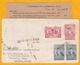 ARGENTINE PAR AVION - LOT De 4 Enveloppes De 1928 à 1935 - Ligne Mermoz, CGA Aéropostale, Air France, Condor - Verzamelingen & Reeksen