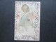 AK 1905 Reliefkarte Engel / Fröhliche Weihnachten. Schmetterlinge. Nach Fribourg Schweiz - Engel