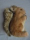 Delcampe - Ancien  - Petit écureuil En Peluche Années 50 Allemagne - Cuddly Toys