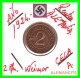 GERMANY - MONEDA DE 2- RENTENPFENNIG AÑO 1924  A Bronze - 2 Renten- & 2 Reichspfennig