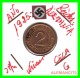 GERMANY - MONEDA DE  2- REICHSPFENNIG AÑO 1925 G  Bronze - 2 Renten- & 2 Reichspfennig